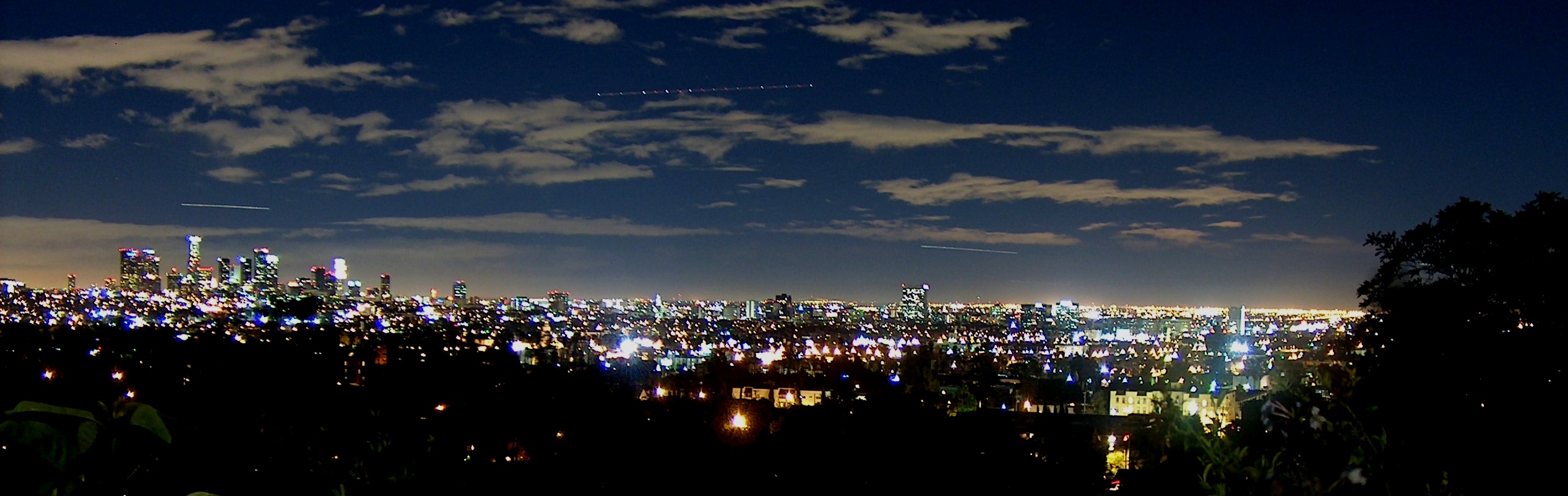 Los Angeles night skyline from www.sxc.hu